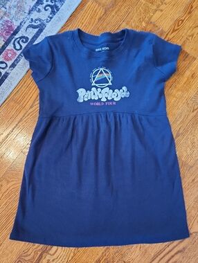 Girls Pink Floyd Navy Graphic Tee Dress